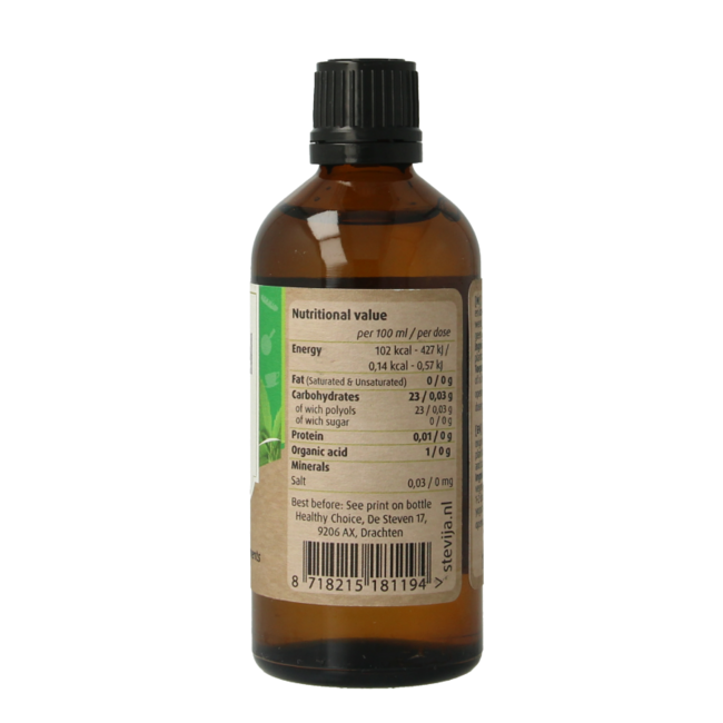 SteviJa Stevia liquid natural 100 Millilitres