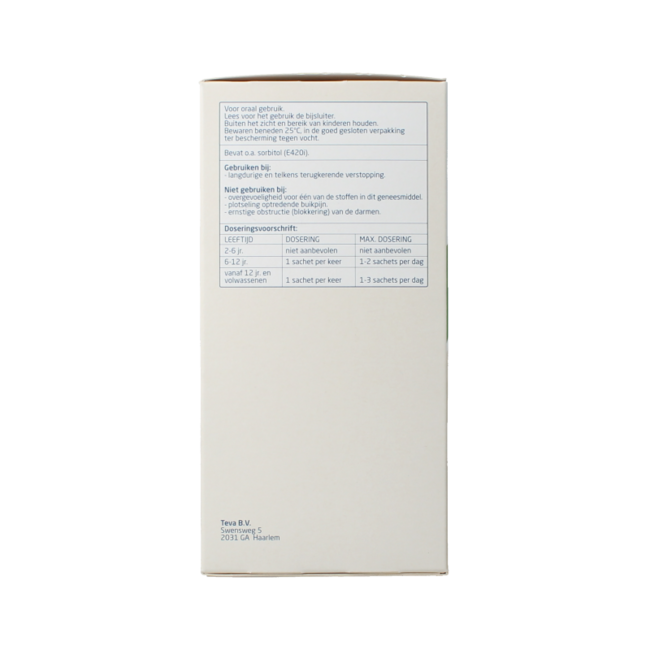 Teva Psyllium Husks sugar-free granules 60 Sachets