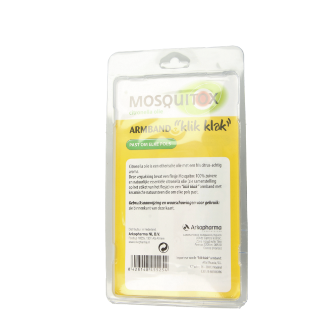 Mosquitox Armband mit ätherischem Öl 10 ml
