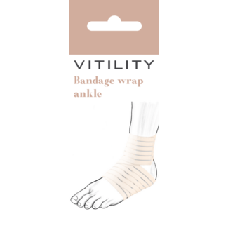Vitility Vitility Bandagen-Wickel Knöchel 1 Stück