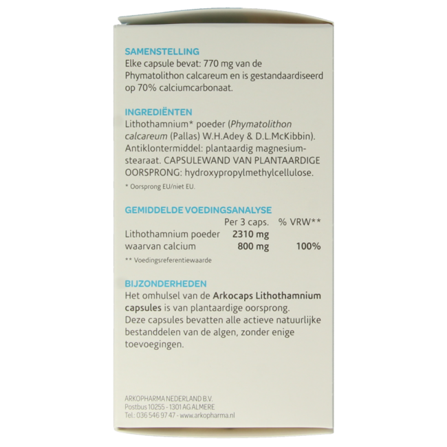 Lithothamnium 150 Cápsulas vegetarianas