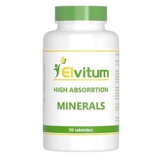 Elvitum Elvitum Minéraux à haute absorption 90 comprimés