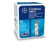 Bayer Contour next teststrips 25 Stuks
