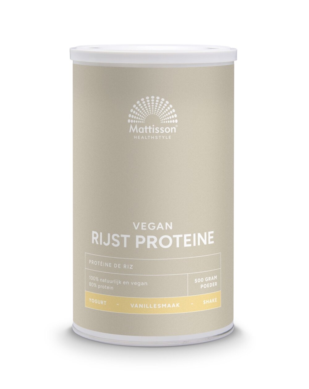 Mattisson Proteine di Riso Vegan Vaniglia 80% - 500g