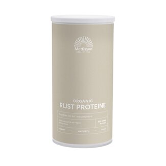 Mattisson Rice protein natural vegan 80% organic 500 Gram