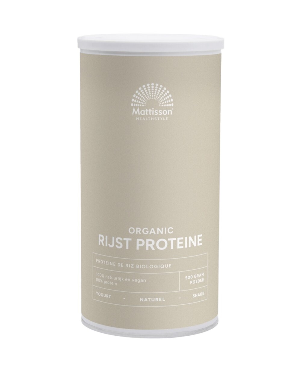 Mattisson Proteine di Riso Vegane 80% Bio - Recupero Muscolare