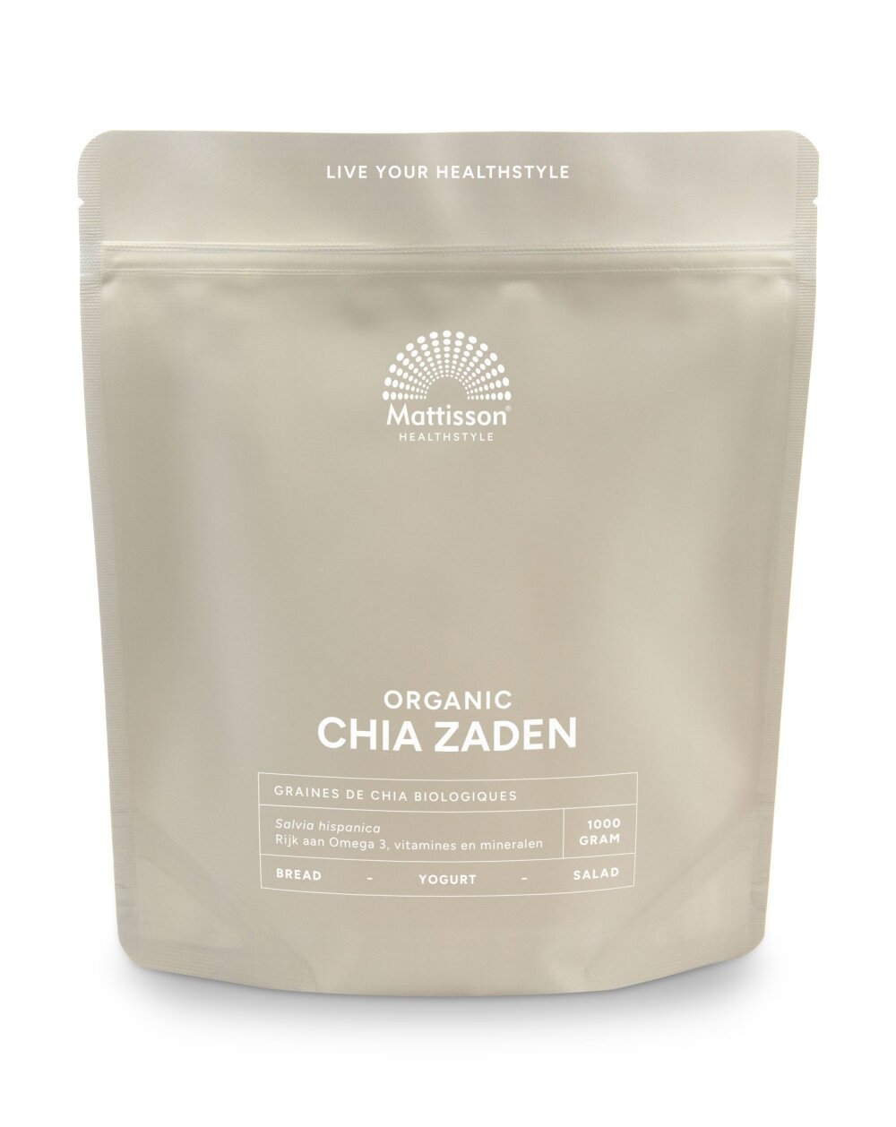 Mattisson Semi di Chia Biologici Assoluti - 1kg | MyFitRank