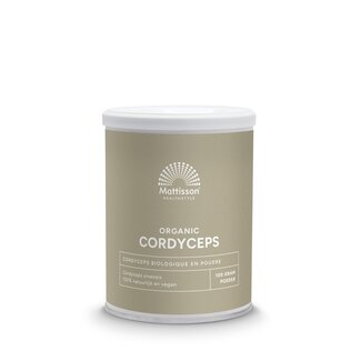 Mattisson Polvere di Cordyceps - Cordyceps Sinensis Biologico Bio 100 Grammi