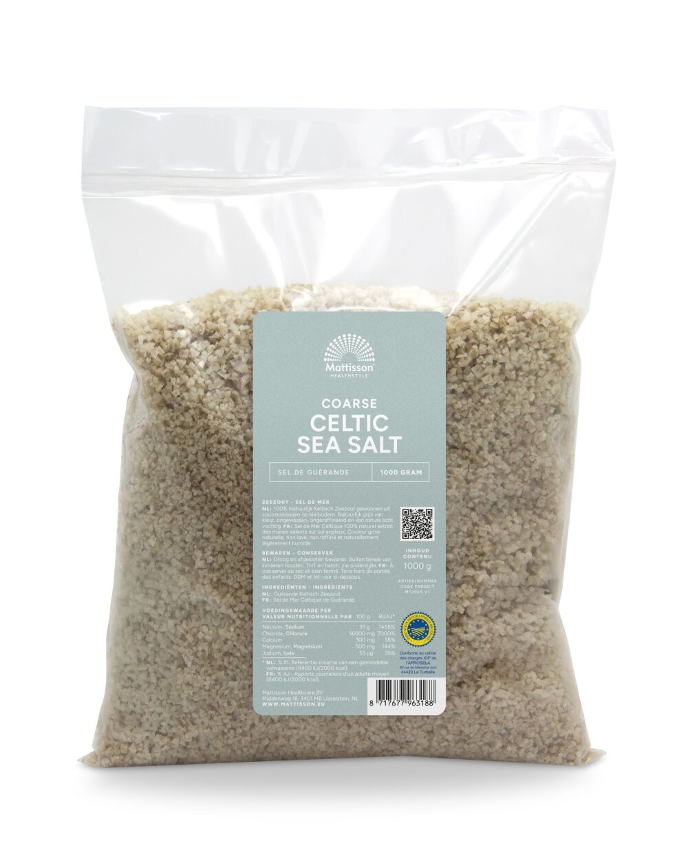 Mattisson Sale Marino Celtico Grosso - 1 kg | MyFitRank