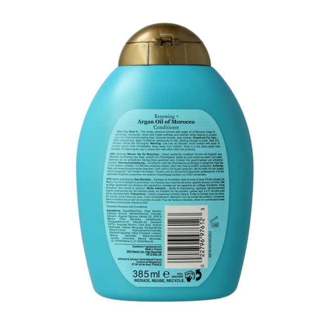 Acondicionador Renewing Argan Oil of Morocco 385 mililitros