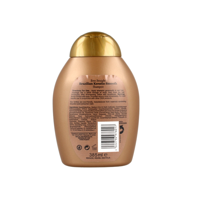 Champú OGX Brazilian Keratin Therapy 385,00 mililitros