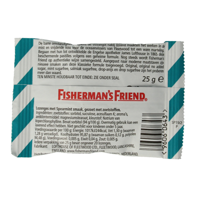 Spearmint sugar-free 25 Gram