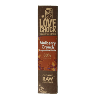 Lovechock Lovechock Mulberry crunch bio 40 Gramos
