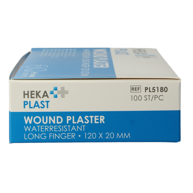 Hekaplast Fingerpflaster wasserabweisend 120 × 20 100 Stück