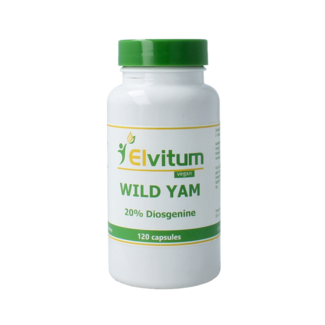 Elvitum Elvitum Wild yam 100mg 16% diosgeniny 120 kapsułek wegetariańskich