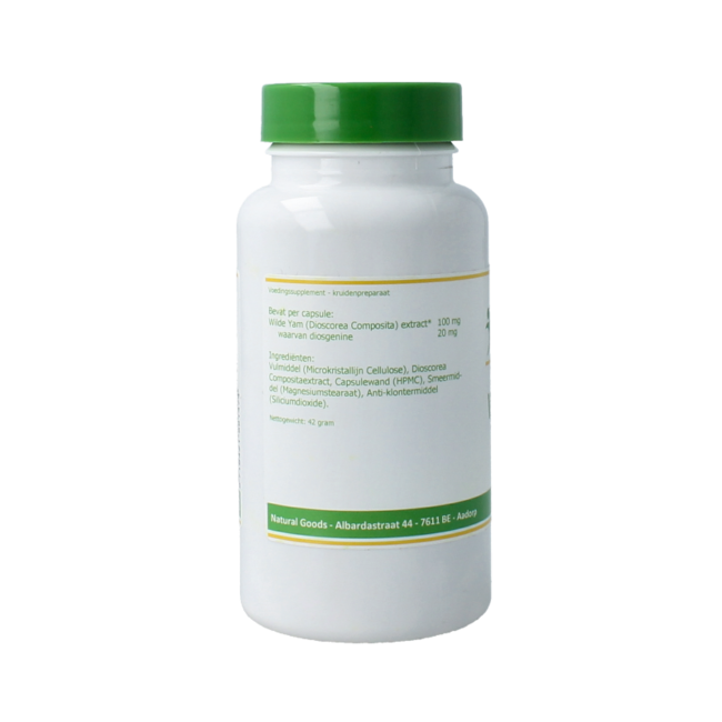 Elvitum Wild yam 100mg 16% diosgenina 120 cápsulas vegetales