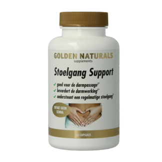 Golden Naturals Stoelgang support 60 Cápsulas