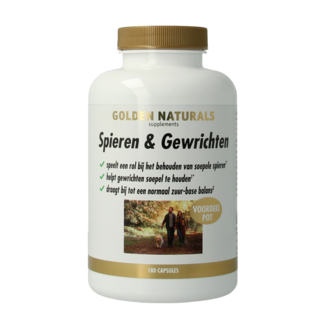 Golden Naturals Spieren en gewrichten 180 Capsules