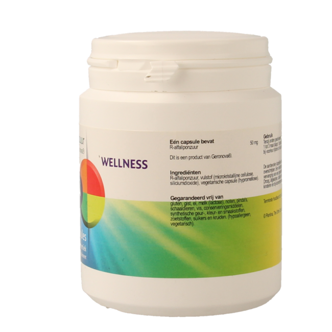 Plantina R-Alfaliponzuur natuurlijk 120 Capsules