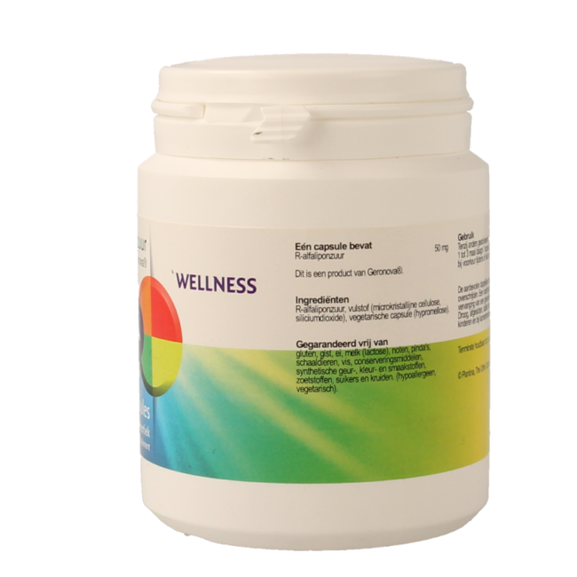 Plantina R-Alpha Lipoic Acid Natural 120 Capsules