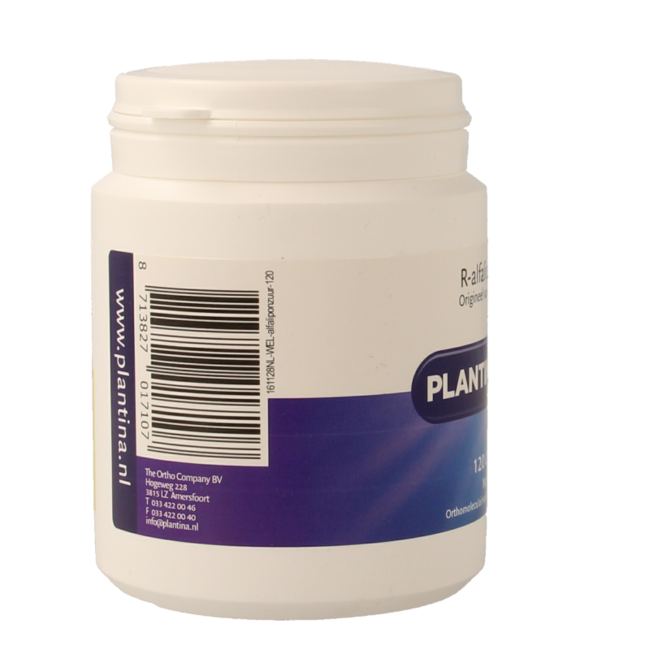 Plantina R-Ácido Alfa-Lipoico natural 120 Cápsulas