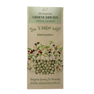 Peuleschil Peuleschil Organic Green Pea Sprouting Seeds 140g