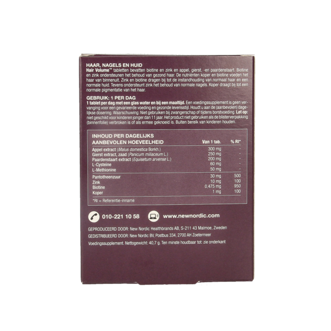 New Nordic Hair volume 30 tabletek