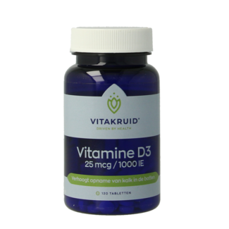 Vitakruid Vitamin D3 25 mcg / 1000 IE 120 Tabletten