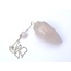 Ruben Robijn Pendulum teardrop rose quartz 1 Piece