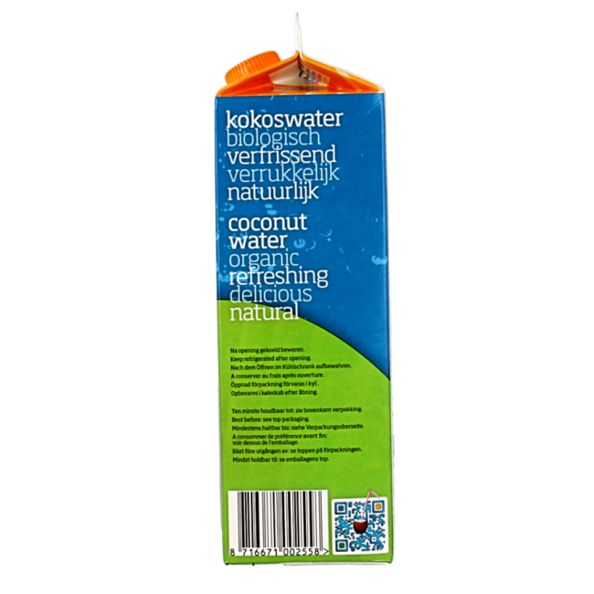 Omega & More Kokoswater bio 1 Liter