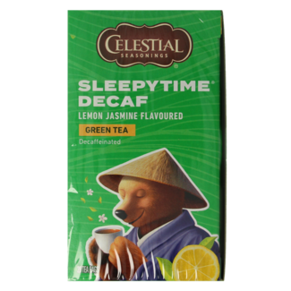 Celestial Season Sleepytime té verde descafeinado limón jazmín 20 bolsitas