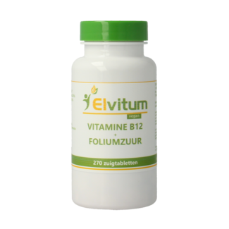 Elvitum Elvitum Vitamin B12 1000mcg + Folic Acid 270 Lozenges