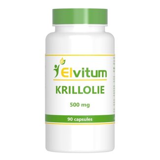 Elvitum Elvitum Krill olie 500mg 90 Capsules