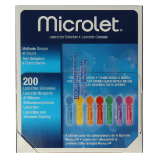 Bayer Bayer Microlet lancet coloured P6571 1 Piece