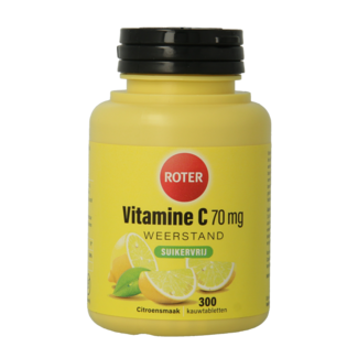 Roter Roter Witamina C 70 mg bez cukru 300 tabletek do żucia