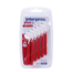 Plus Interdentalbürsten Mini Konisch Rot, 6 Stück