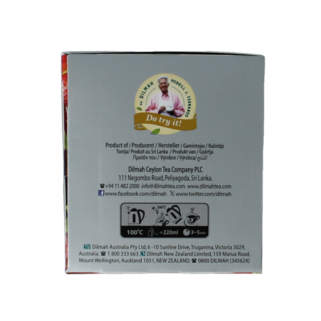 Herbata Dilmah Mango & Truskawka Fun Tea, 20 torebek