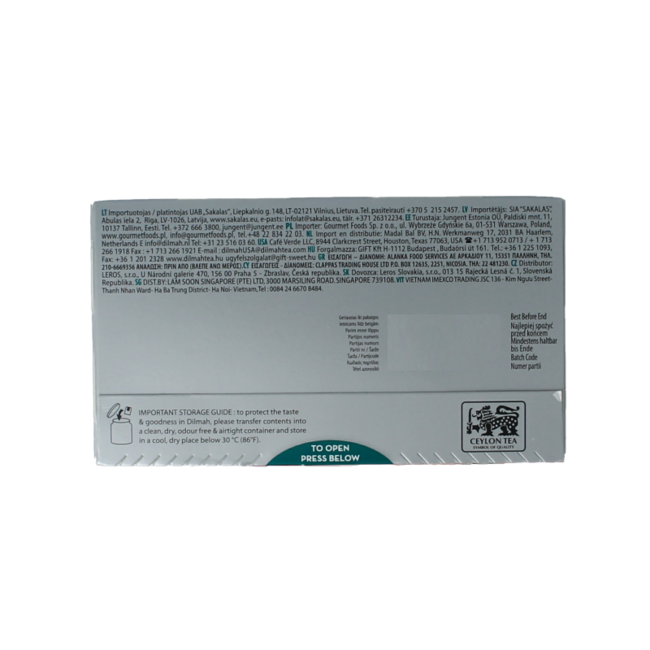 Té divertido Dilmah de Mango y Fresa, 20 Bolsitas