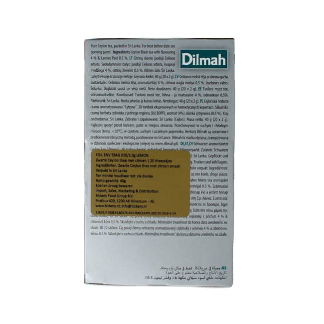 Dilmah Lemon Fun Tea 20 Bags