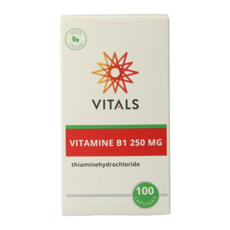 Vitals Vitamin B1 Thiamine 250mg 100 Capsules