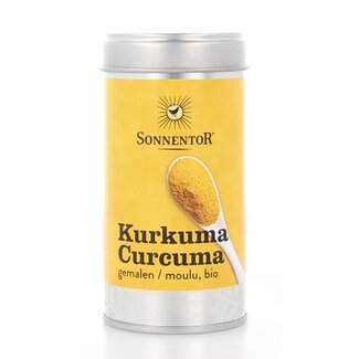 Sonnentor Sonnentor Cúrcuma lata metálica bio 40 gramos
