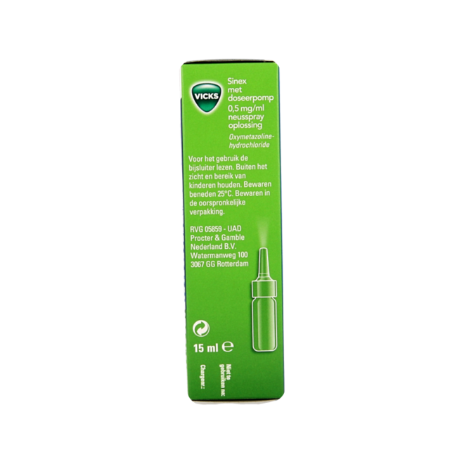 Vicks Sinex Nasal Spray Pump 15ml