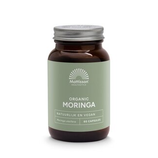 Mattisson Moringa 400mg bio 60 kapsułek wegetariańskich
