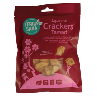 TerraSana TerraSana crackers de arroz integral japonés eco bio 60 gramos