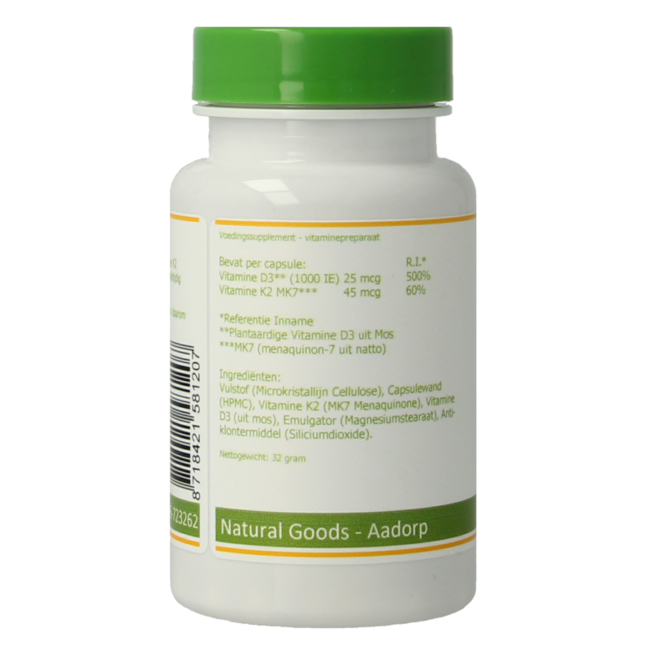 Vitamina K2 & D3 90 capsule vegetali