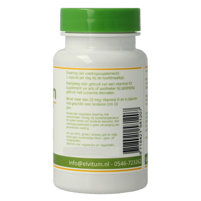 Vitamin K2 & D3 90 Vegetarian capsules