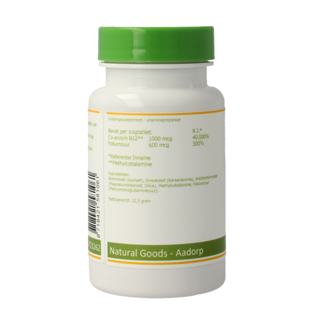 Vitamin B12 1000 mcg + Folsäure 90 Lutschtabletten