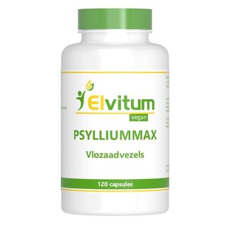 Elvitum Elvitum Psylliummax vlozaadvezels 120 Vegetarische capsules