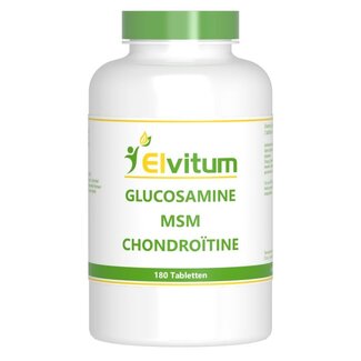 Elvitum Glucosamine MSM Chondroitin 180 Tablets