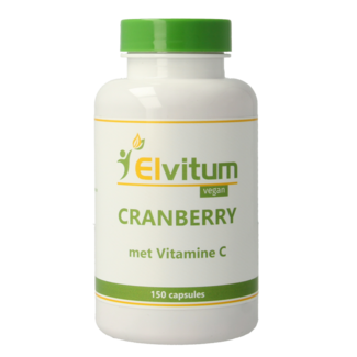 Elvitum Elvitum Arándano Rojo + 60 mg de vitamina C 150 cápsulas vegetarianas